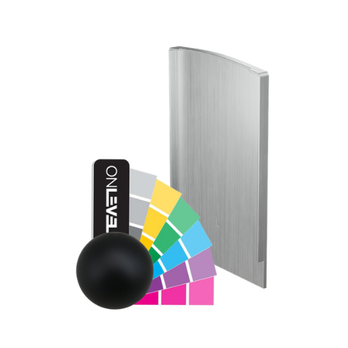 TF-3620 eindkap links, aluminium RAL mat