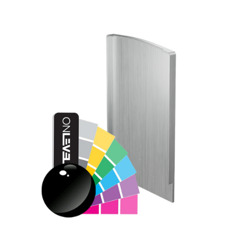 TF-3620 eindkap rechts, aluminium RAL glanzend