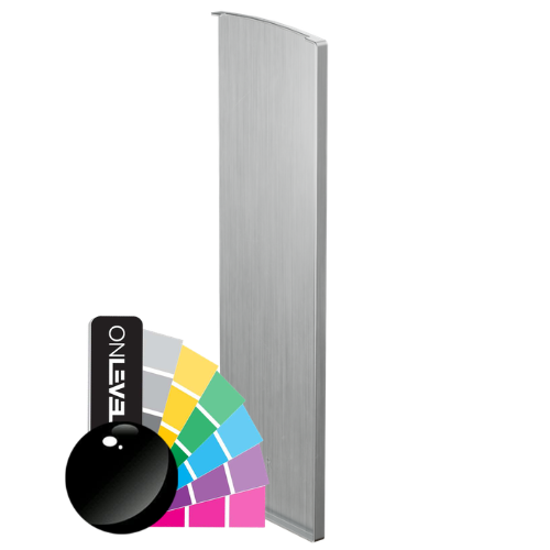 TF-3621 eindkap rechts, aluminium RAL glanzend