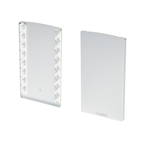 TF-6621 eindkap links, aluminium natuur geanodiseerd