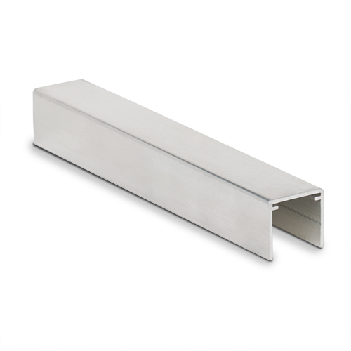 Handleuning U-profiel 42x34x3mm L=5000mm, alum. nat. geanodiseerd