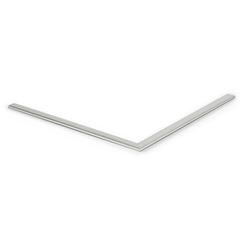 ONLEVEL Glaskant bescherming, hoekstuk 90° glas 19-21.5mm, alum. naturel geanod. incl. glasmontage tape